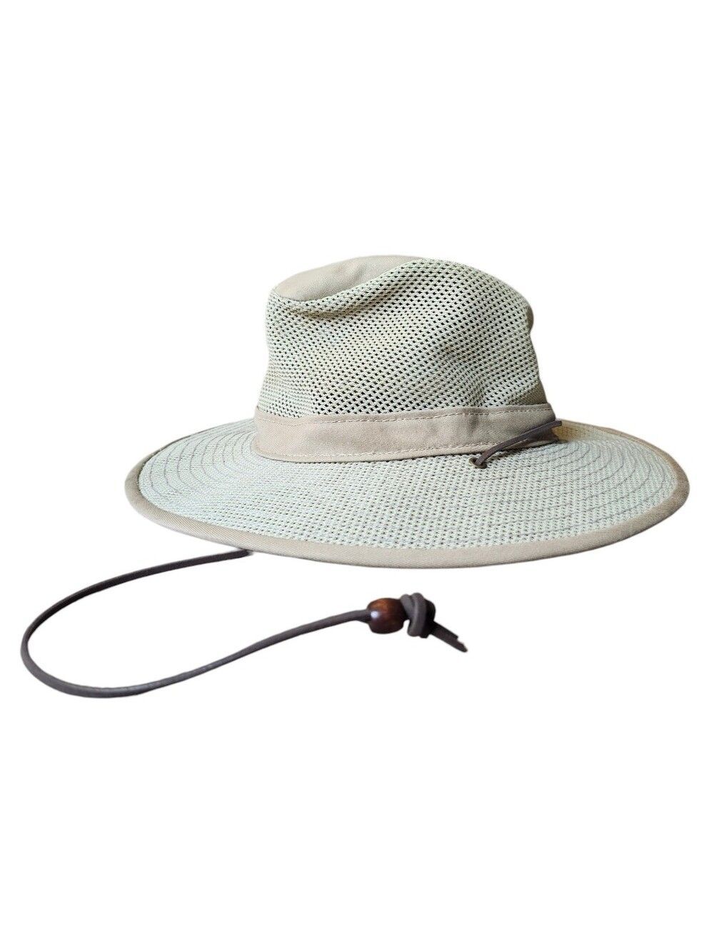 Henschel Hat Co Aussie Breezer Mesh Safari Hat Khaki Tan Medium 5310 USA